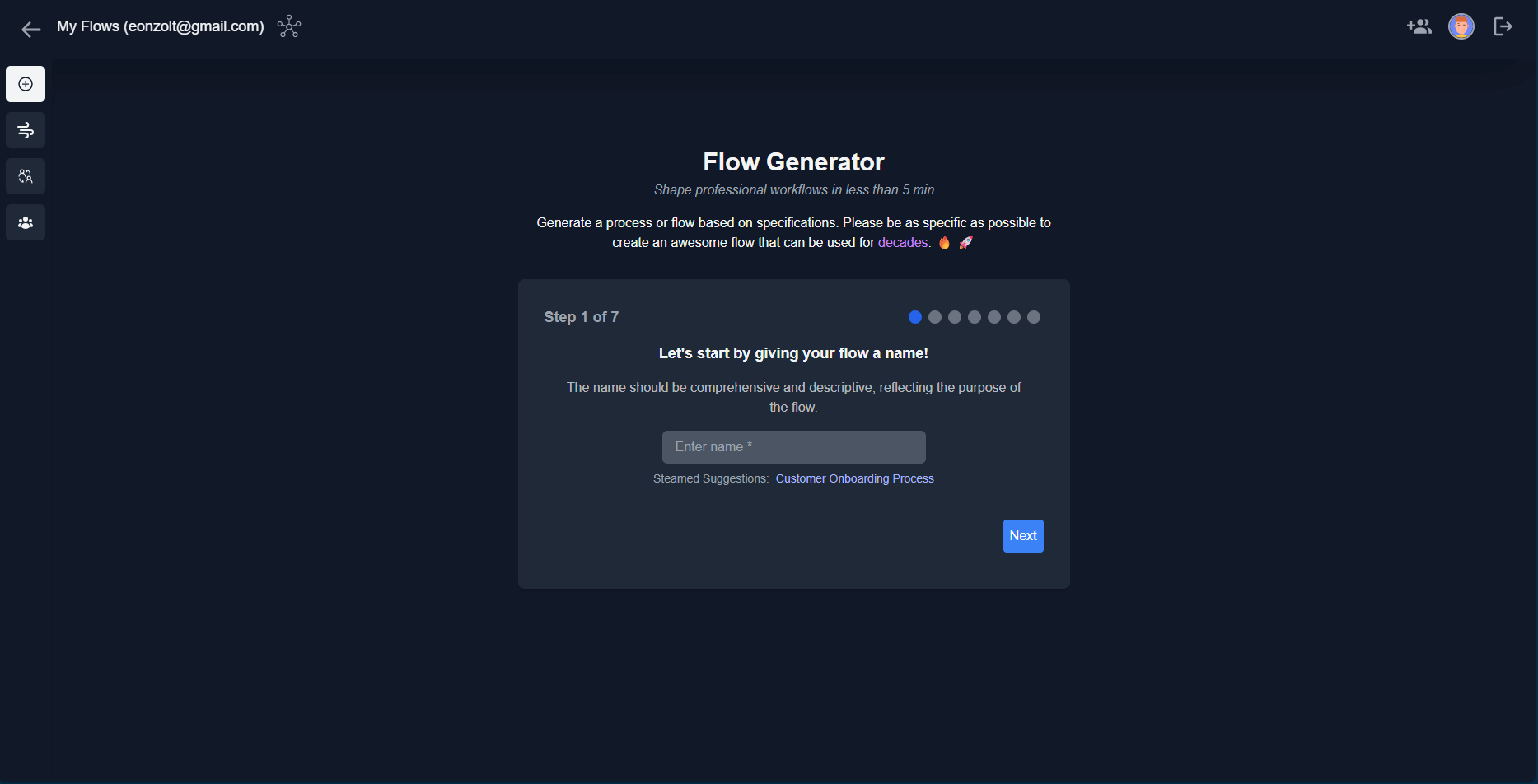 Project Screen