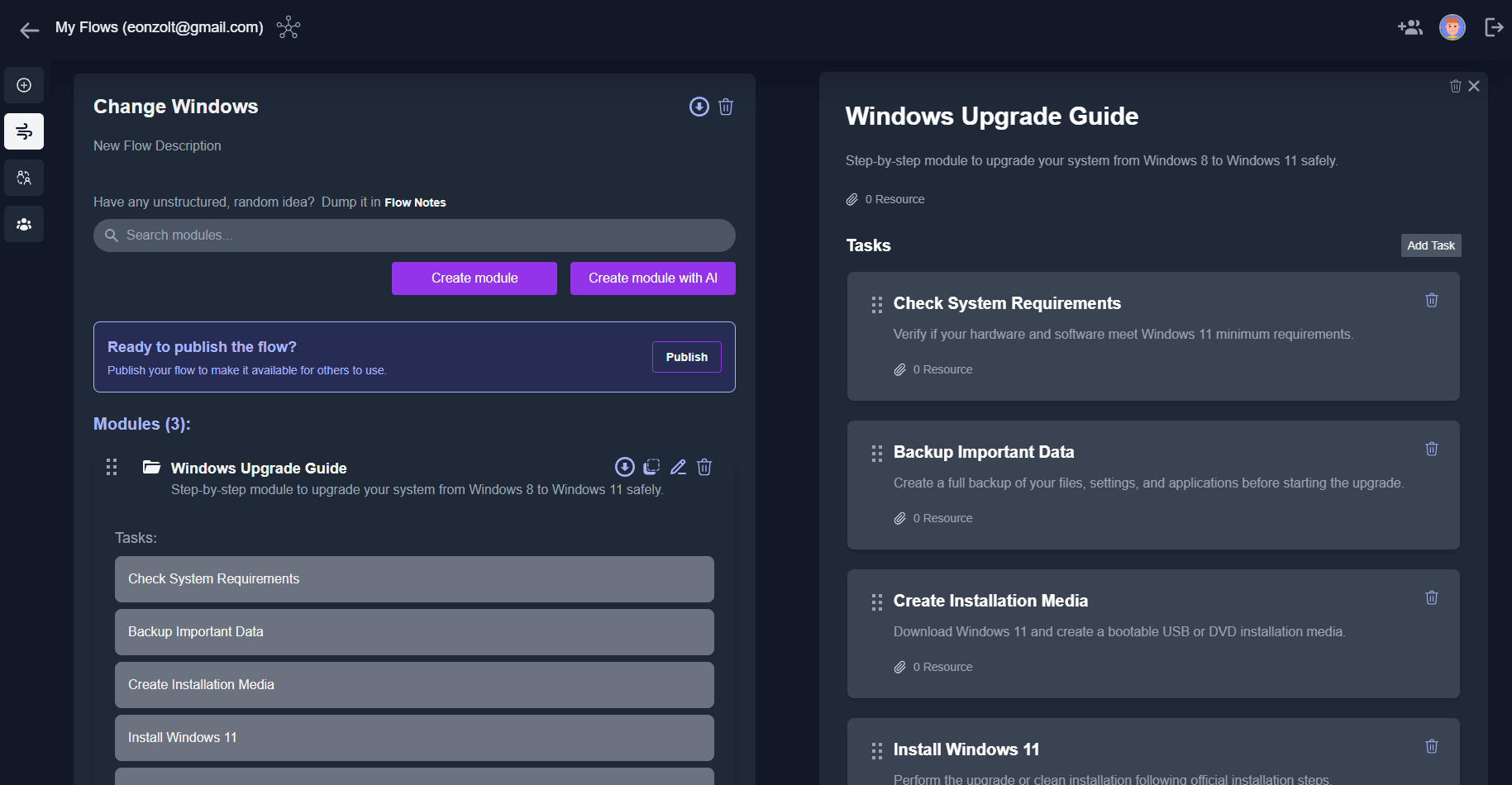 Project Screen